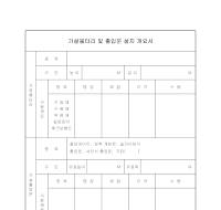 가설울타리 설치계획서